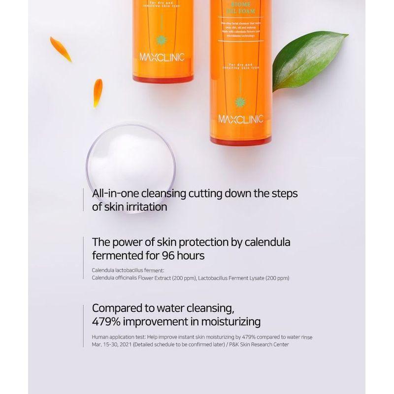MAXCLINIC Calendula Biome Oil Foam