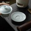 Antique Tea Mugs Gaiwan Set Tool Ceramic Cup 100ml Bowl Gaivan Mug Yingqing Saw Clay Drinkware Simple Supplies Porcelain Chawan