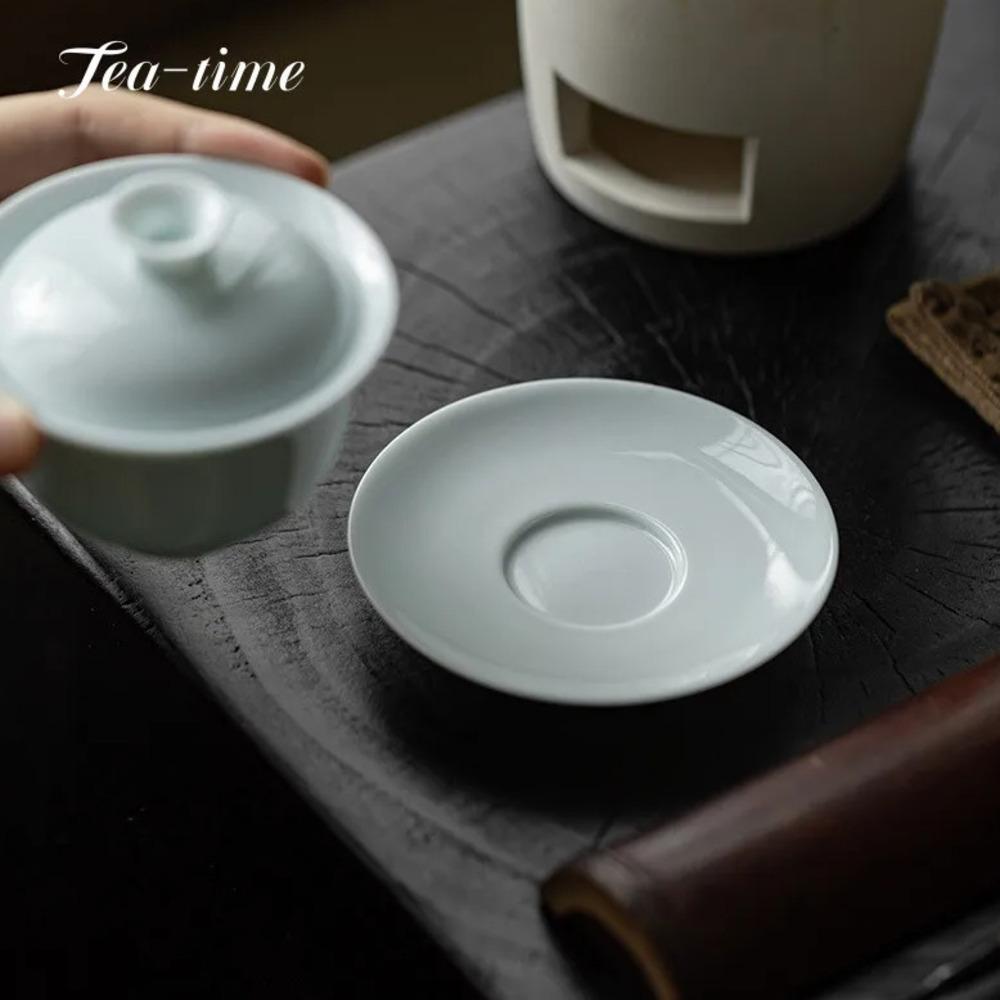 Antique Tea Mugs Gaiwan Set Tool Ceramic Cup 100ml Bowl Gaivan Mug Yingqing Saw Clay Drinkware Simple Supplies Porcelain Chawan