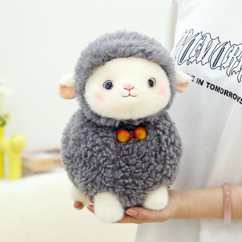 New Little Sheep Plush Toy Sheep Baa Doll Cute Little White Sheep Doll Wedding Sprinkling Doll Gift