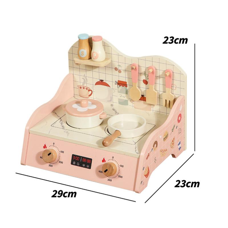 

Simulation Wooden Kitchen Cooking Utensils Children Puzzle Toy Set For Gift Kid