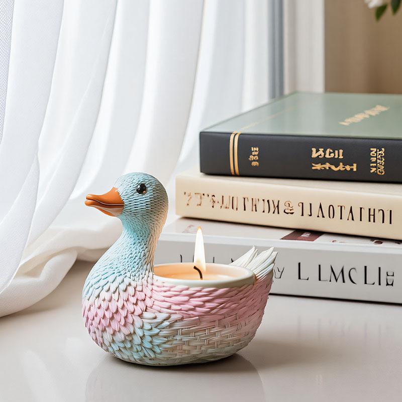 Duck Flowerpot Mold Multi-Functional Gypsum Cup Mold Vase Storage Mold Silicone For Candle Making Art Projects Gypsum Casting