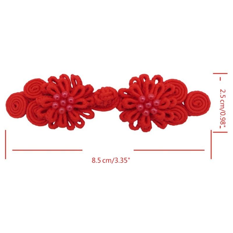 Chinese Traditional Button Sewing Crafted Frog Buttons Sew On for DIY Handcraft Cheongsam Embellishment