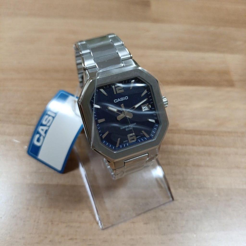 Used CASIO Standard MTP-B185D-2A Navy Dial Men's Watch