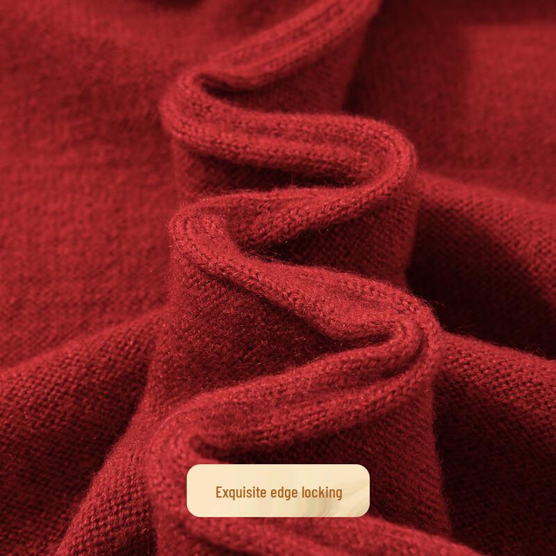 Men's 100% Merino Wool Half-High Collar Sweater