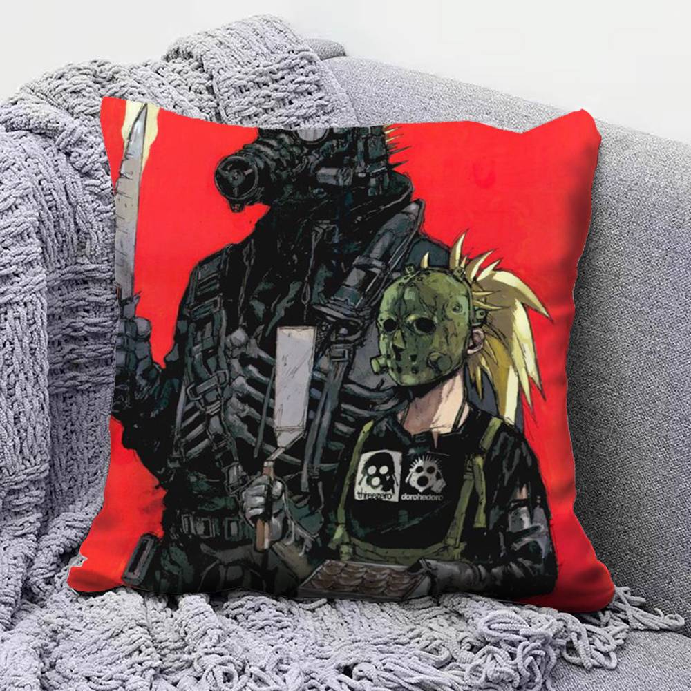 Dorohedoro Manga Anime  Pillow Covers Home Sofa Cushion Covers and Aecorative Custom