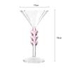 Elegant Heart-Shaped Glass Goblet: High-Value Cocktail and Dessert Cup