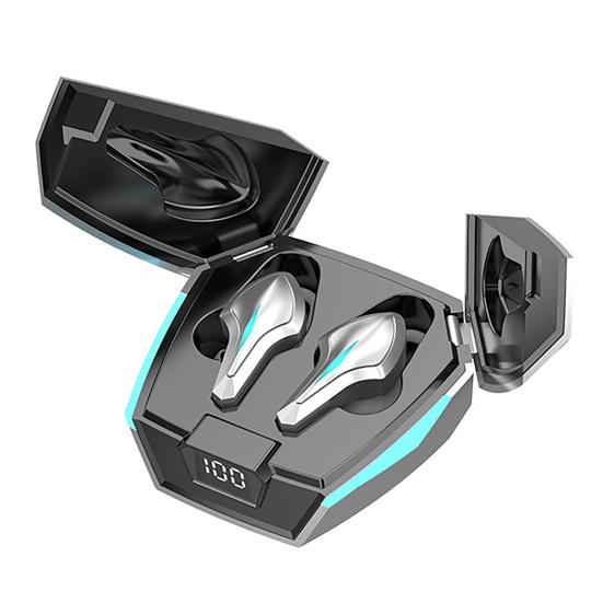 

Беспроводные наушники K12 с высококачественным чувствительным цифровым дисплеем, совместимым с Bluetooth, 5.0, мини-наушники-вкладыши для занятий спортом серебряный