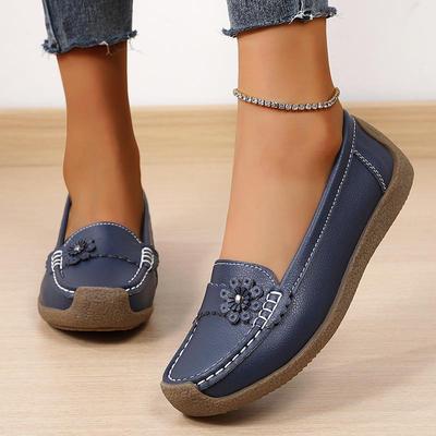 2024 Spring Women's Casual Flat Loafers - Soft Sole, Comfortable Plus Size Mom Shoes