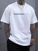 26. New Popular Casual and Comfortable Short-sleeve T-shirt, 3D Printing Technology, Suitable for Layering and Outerwear, Loose Striped Short-sleeve 