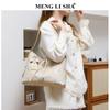 Retro women's bag embossed large-capacity portable tote bag casual shoulder messenger bag commuter versatile child and mother bag