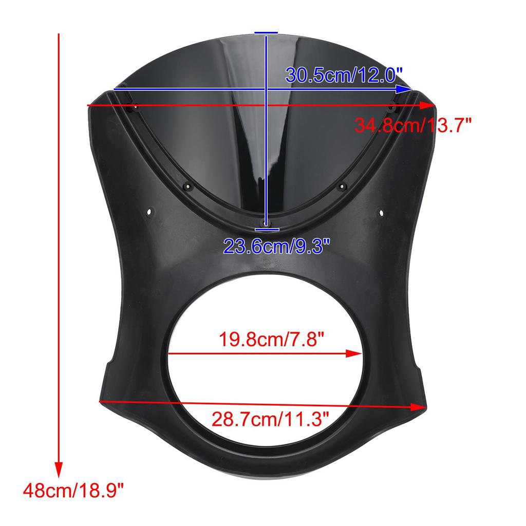Headlight Windscreen Fairing Windshield Fit for Kawasaki Eliminator 500 2024-2025