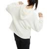Nike Solid Color Hooded Pullover Sweatshirt Women Tops White DR7839-133