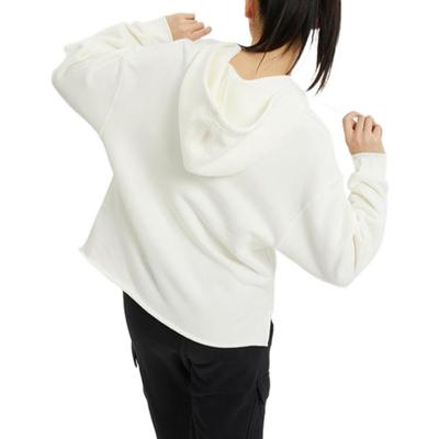 Sweatshirts Women's White Hooded Moderate Regular DR7839-133
