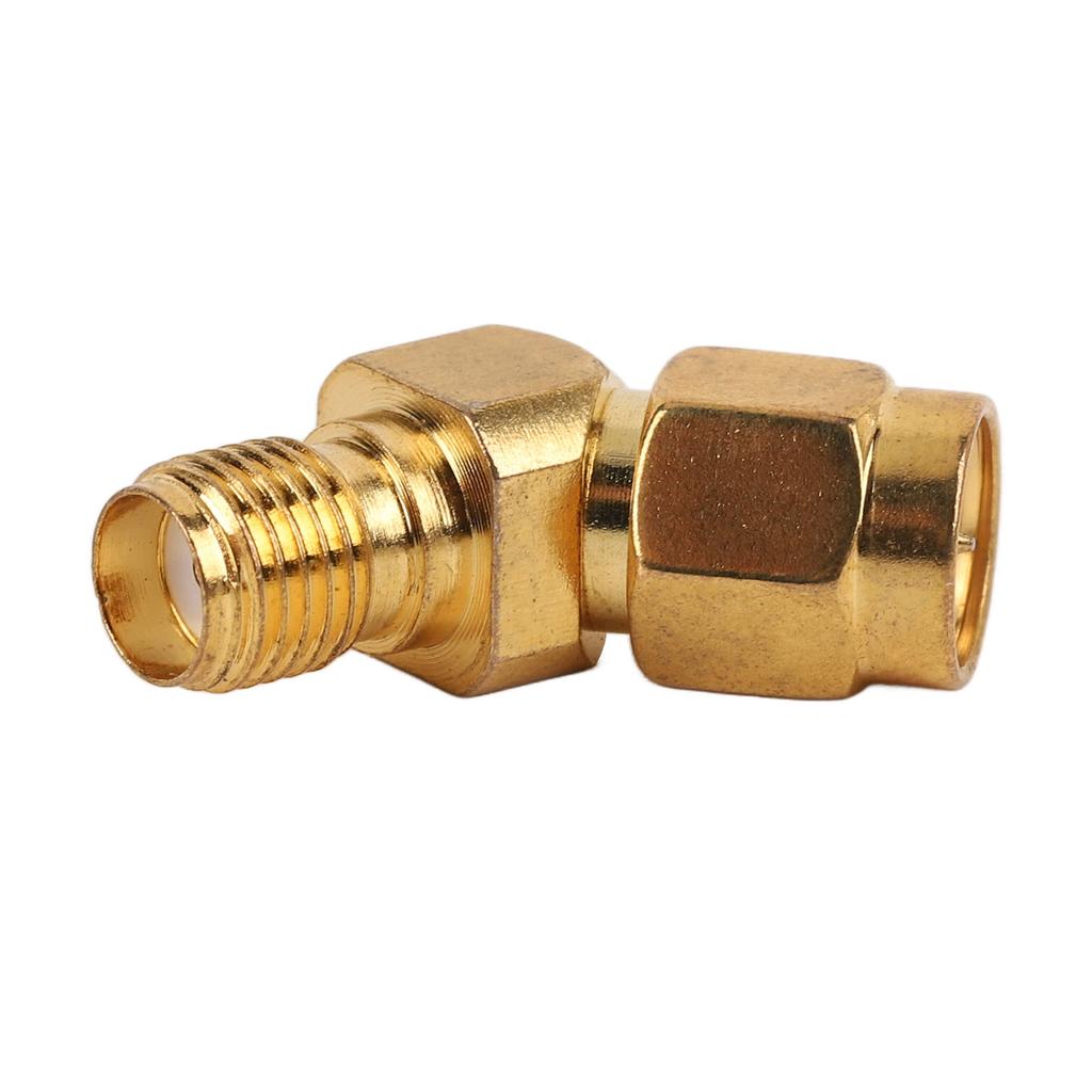 SMA 45° Male to Female Connector Wide Frequency Band Stable Male to Female Connector for Antenna Met