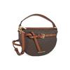 Michael Kors MK Emilia Monogram Heart Strap Shoulder Crossbody Handbag Medium Women Handbag Brown 35S1GU5C6B-200