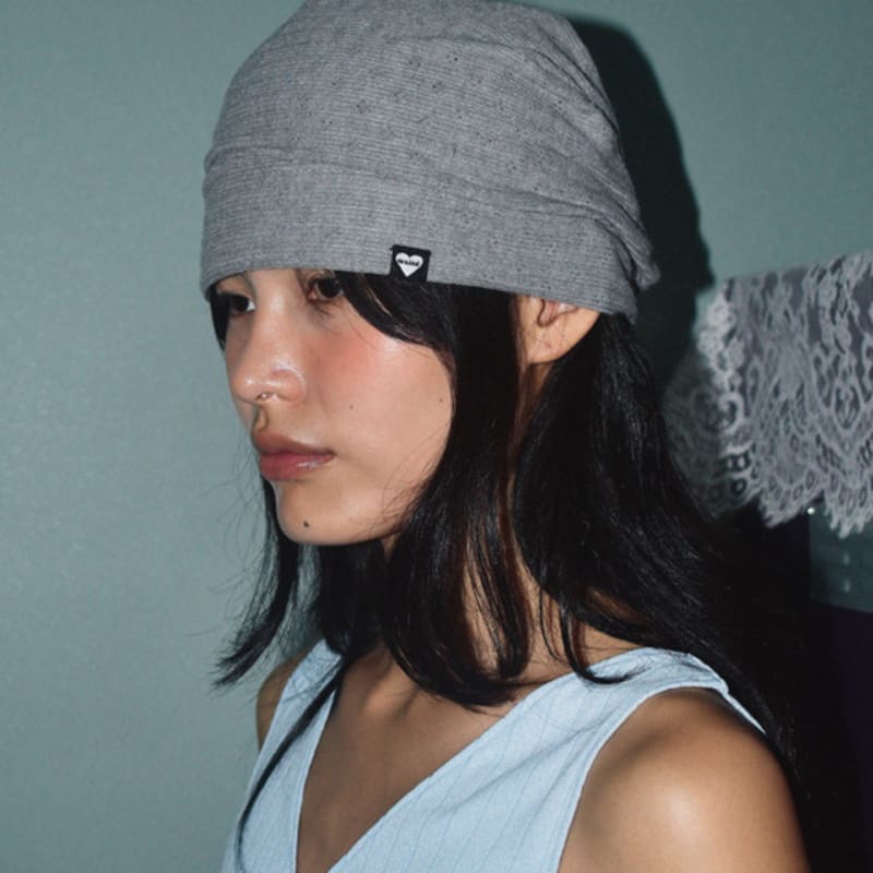 

usite RECYCLE PUNCH SLOW HAT, GREY Beanie FREE