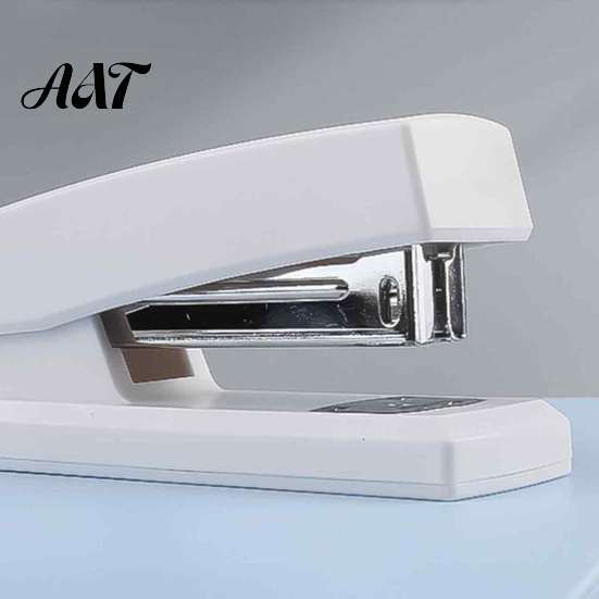 Desktop Stapling Tool for Documents Mini Stapler, with Ergonomic Curved Design, Handheld Morandi Color Office Supplies Paper Organization School Home