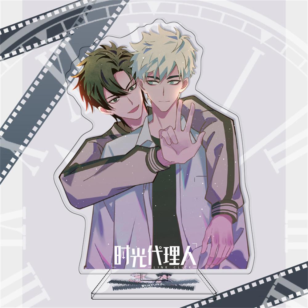 Hot Anime Link Click Acrylic Stand Model Figure Cosplay Plate Holder Topper Birthday Fans Christmas Desk Decor Plate Gift