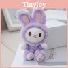 Adorable Plush Keychain Cute Rabbit And Bear Designs Perfect For Diy Gifts And Accessories