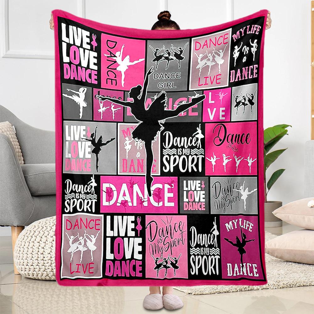 Dance Dreams In Motion Blankets Are Suitable for Living Rooms, Bedrooms, Camping, and Other Places, Making Them an Ideal Choice for Gifts.
