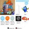 94pcs Finding Nemo Fish Foil Balloon Clownfish Dory Ocean Sea Balloon Column 32inch White Number Birthday Party Decorat Supplies