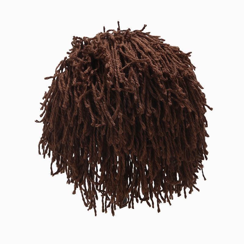 Trendy Unisex Knitted Dreadlock Wig Hat - Hip Hop Party Style