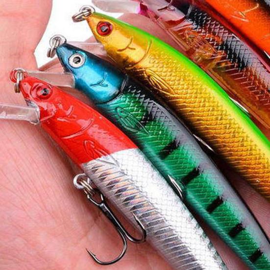 Lotto Di 43 Esche Da Pesca Miste - Minnow, Crankbait Per Bass