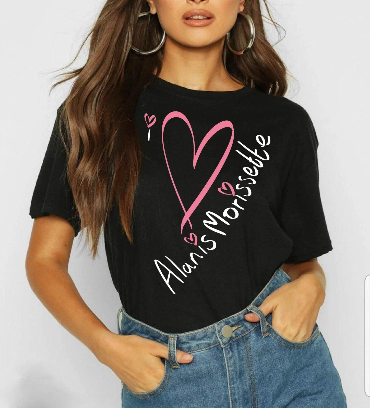 Alanis Morissette T-Shirt 2025 Concert UK I Love Alanis Morissette T Shirt S