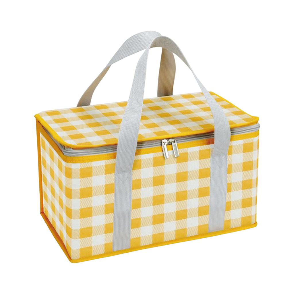 Portable Outdoor Picnic Basket for , Large Capacity Travel Storage Bag with Handles for Food and Drinks