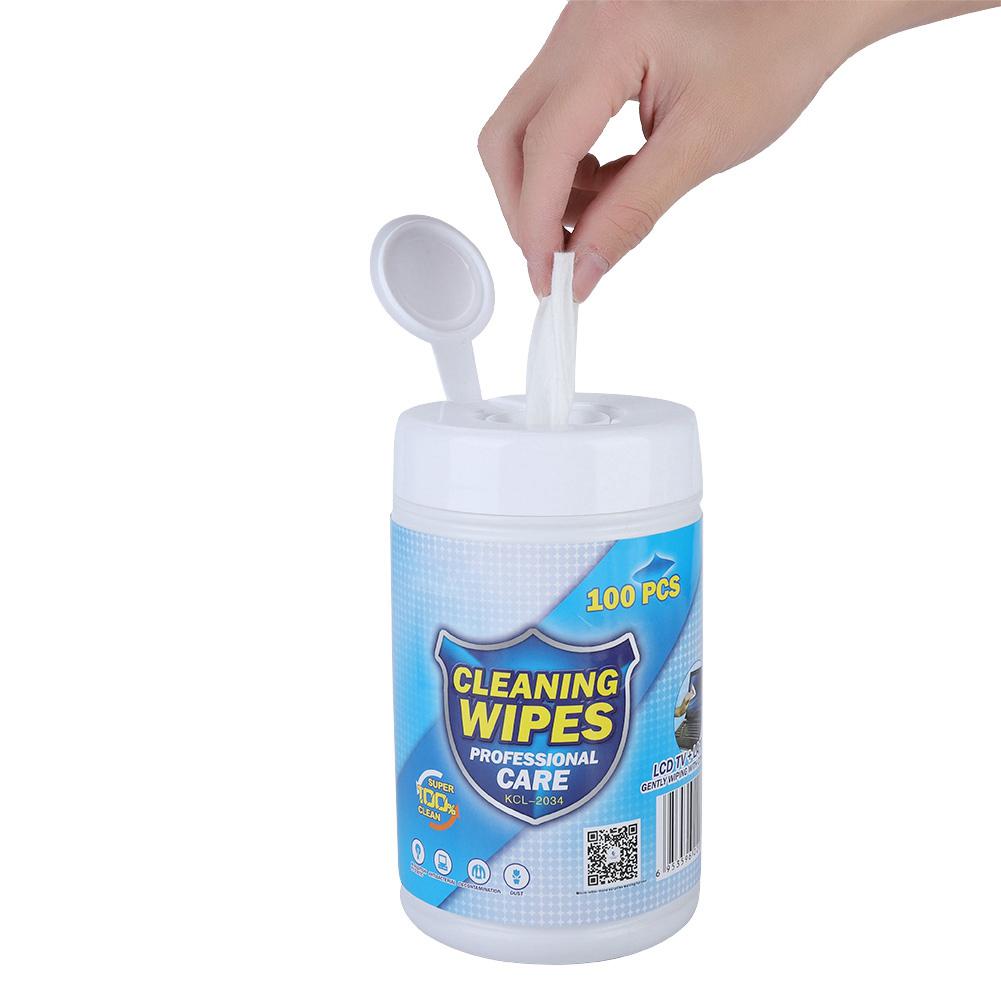 100 шт. дезинфицирующие салфетки для чистки экранов планшетов ноутбуков ноутбуков