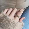 Verstellbarer Roségoldener Kreuz Zirkonia Ring für Damen - Trendige und Personalisierte Mode