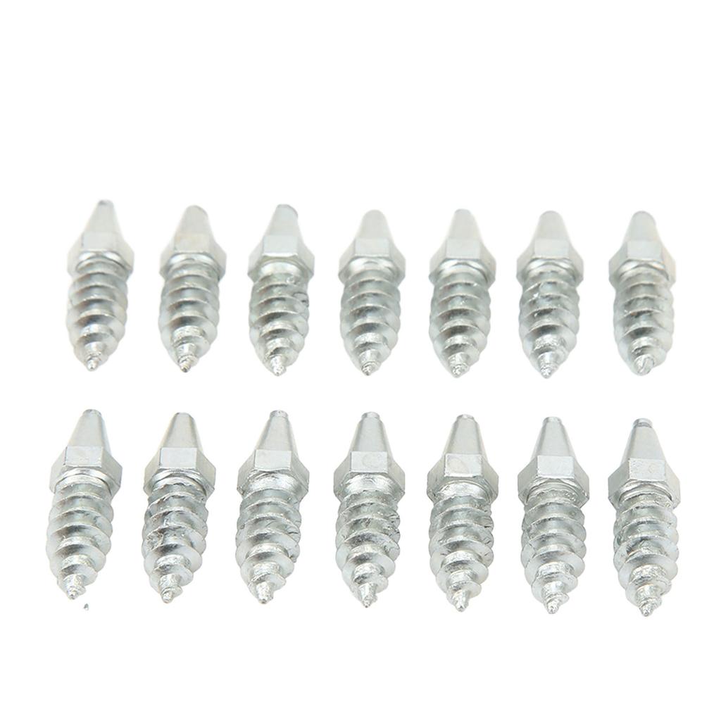 50PCS Wheel Tyre Stud Slip Resistant Strong Grip Snow Tire Spikes for Loader Skid Steer Tractor Forklift Motorcycle