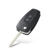 KEYYOU Neue 3 Tasten Für Ford Focus Fiesta 2013 Schlüsselanhänger Gehäuse mit HU101/FO21 Klinge Klappschlüssel Fernbedienung Schlüssel Schale Schlüsselanhänger Gehäuse