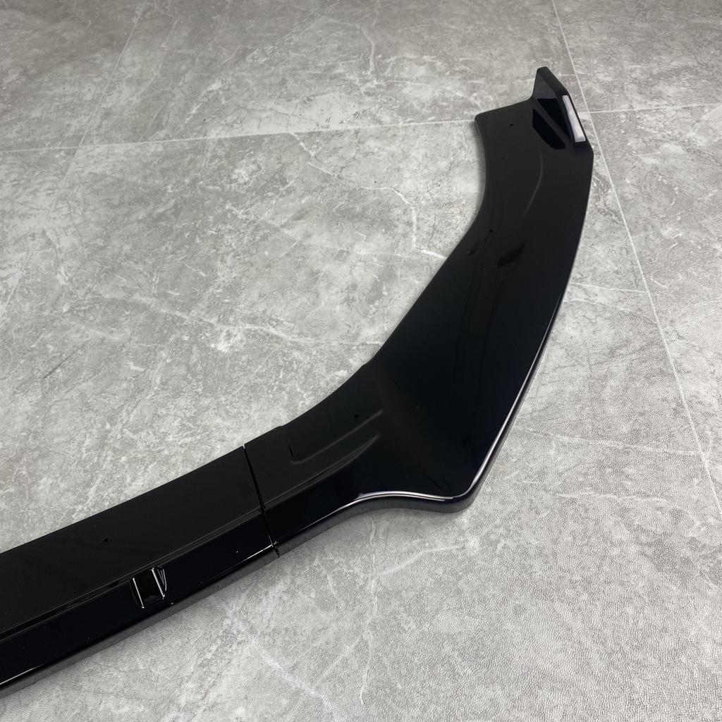 3 Pcs Gloss Black Car Front Bumper Lip Splitter Diffuser For Seat Leon MK3.5 S/S S/C S/T Cupra FR 2017-2020 LCI Tuning Bodykits