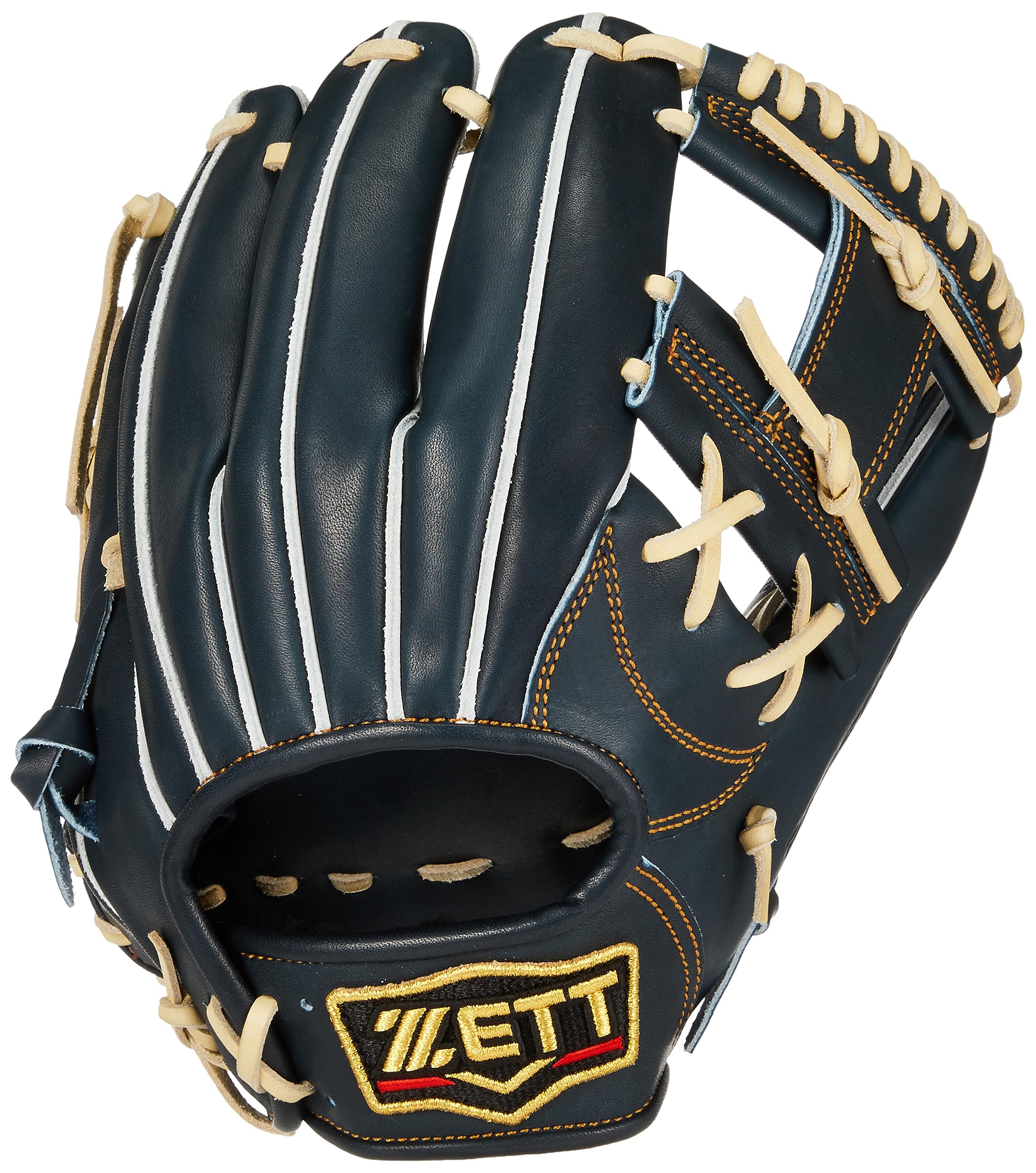 

Жесткая бейсбольная перчатка ZETT Prostatus Imamiya Type Right Thrower 4 Сделано в Японии N Blanc LH BPROG760 Второй/короткий размер: Черный/Пастельный (1932Н)