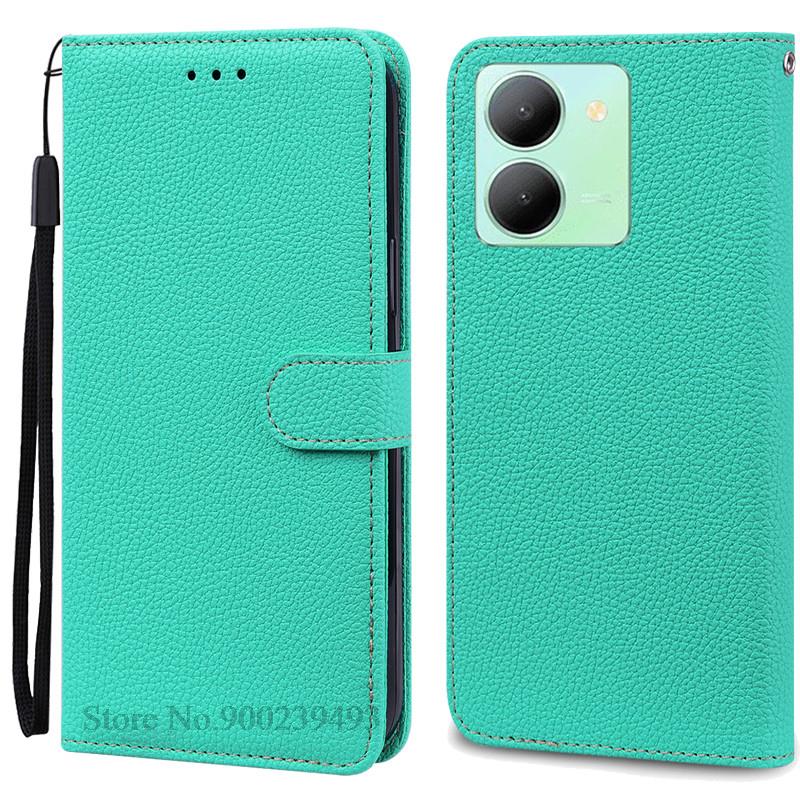 Y36 Hülle Für Vivo Y36 Hülle Weiche Silikon Rückseite Handyhülle Für Vivo Y36 5G Hülle Leder Klapp Brieftasche Hülle für VIVOY36 Y 36