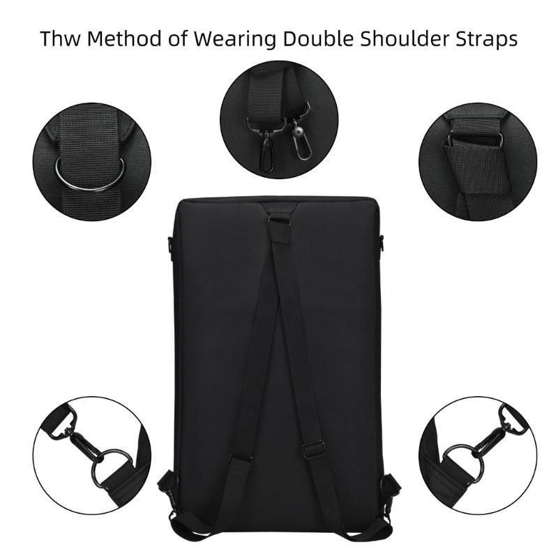 DJ Equipment Bag With Soft Interior Lining And Shockproof Exterior For SR2 Secure Storage Case