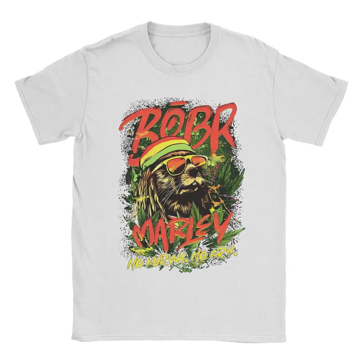 

Novely Bobr Marley No Kurwa No Cry Kurwa Bober Beaver Boberek Women s T-shirt Short sleeved T-shirt Plus Size 4XL