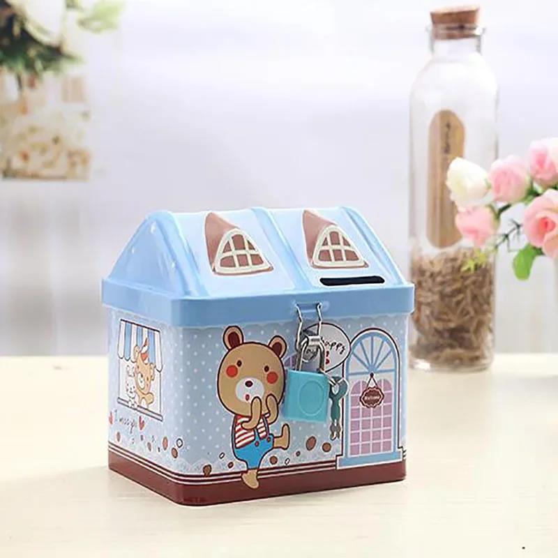 Creative Lovely Iron Sheet Children's Present Household Craft Decorations Kid's Candy Jar