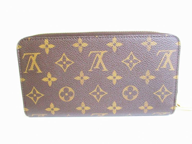Authentisches LOUIS VUITTON Monogramm Love Lock Leder Runder Reißverschluss Zippy Portemonnaie #7763 Generalüberholt