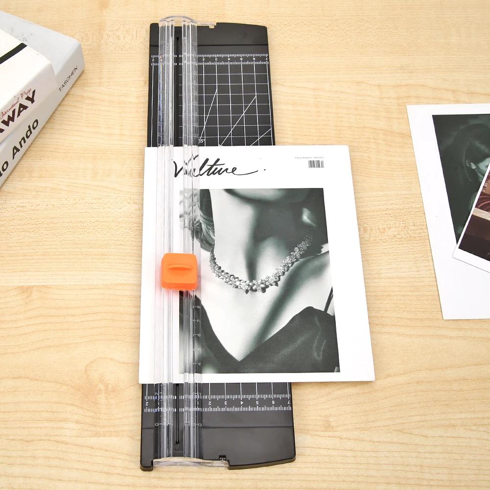 Plastic Base Portable A4 Paper Photo Trimmers Cutter Scrapbook Blade for Office