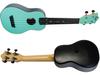 Flight Travel Ukulele Wood and ABS Resin Hybrid Ukulele Soprano Size Light Blue TUS-35LB