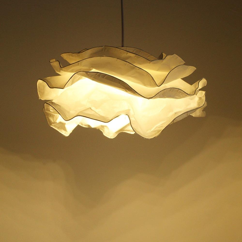 Modern Design Pendant Light Cover Art DIY Cloud Lamp Shade Modern Paper Lamp Shade Indoor Decor