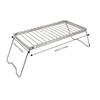 Sliver Backpacking Grill Stainless Steel Folding Grill Rack Campfire Grill  Camping Grate