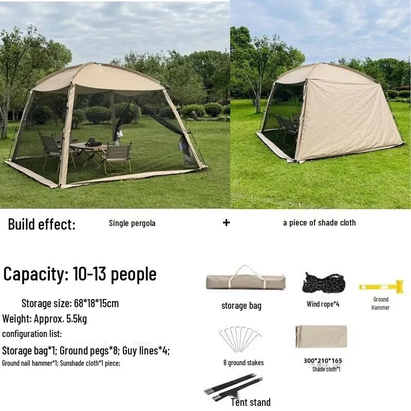ZISIZ Outdoor Mosquito-proof Shelter Tent
