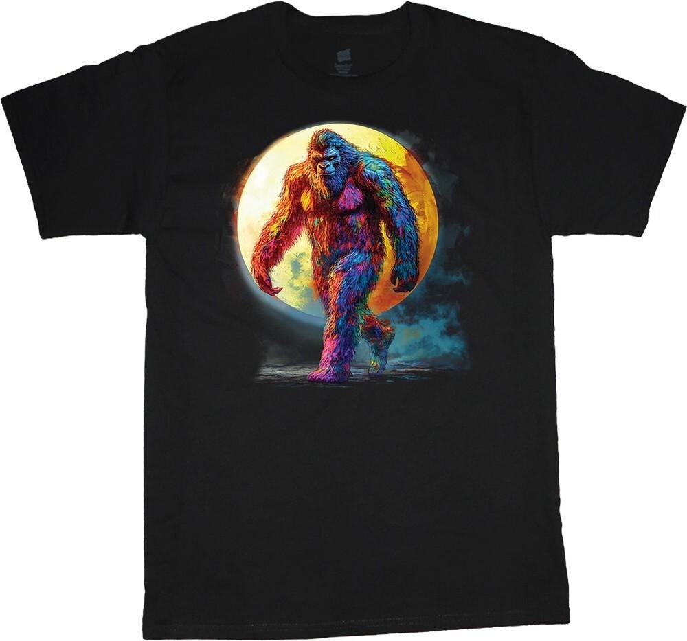 Sasquatch Bigfoot Mens Shirts Mens Graphic Tees Nature Wildlife Yeti Cryptid Unisex T-Shirt S