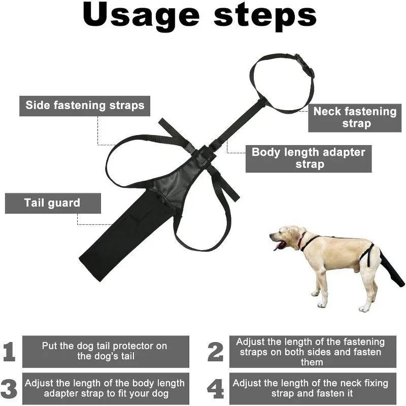 Universal Fit Dog Tail Protector Comfortable Sleeve Guard for Wound Protection Safe Healing and Daily Use Pet Accessory