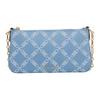 Michael Kors Logo Print Denim And Cotton Tote Shoulder Bag Women Bags Fluorescent-Blue 32R4G8EW6U-NEOBLU/MIDN