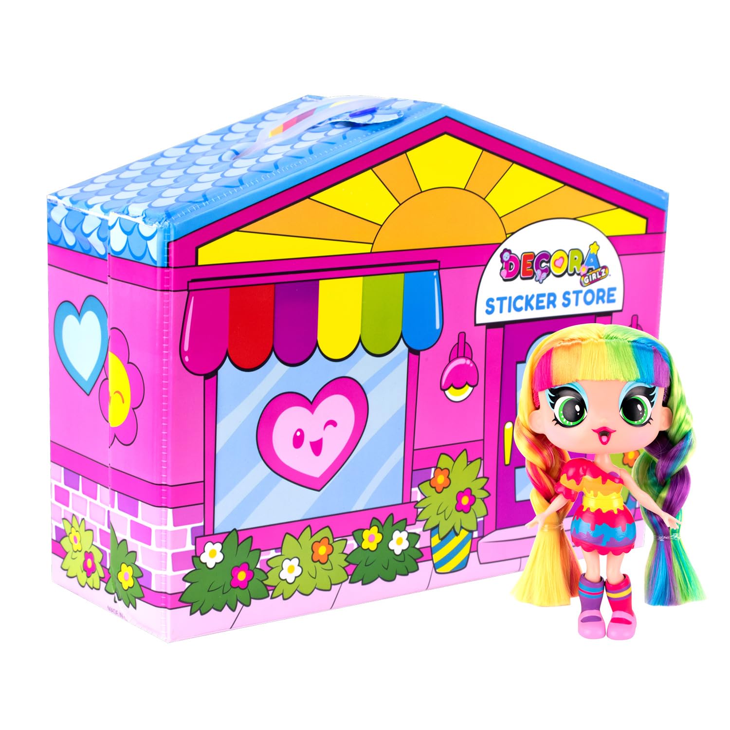 

Магазин наклеек Decora Girlz Игровой набор с куклой 5
